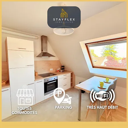 Apartment Le Duplex Des Tulipes - Parking Included -